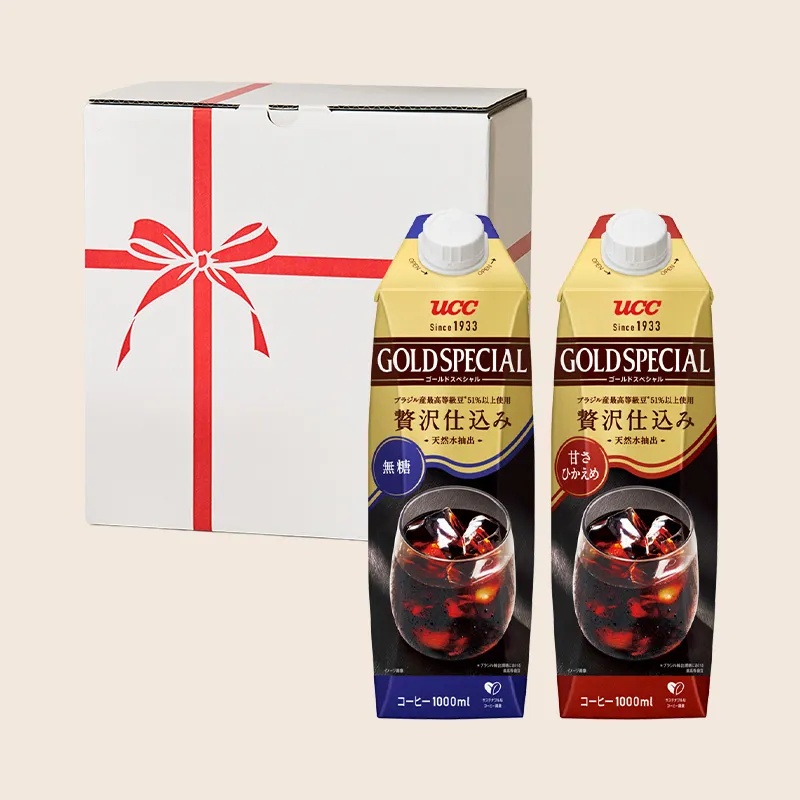 【ギフト箱入り】UCC ゴールドスペシャル アイスコーヒー 1000ml×6本