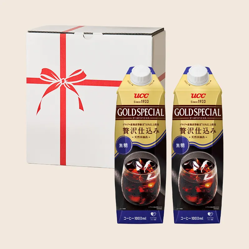 【ギフト箱入り】UCC ゴールドスペシャル アイスコーヒー 1000ml×6本