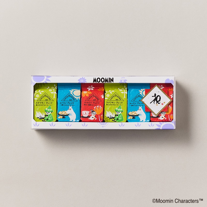 CAFE@HOME ムーミン谷 ゆかいな仲間セット 6杯分&ビスケット（ミックスベリー）