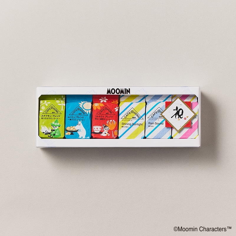 CAFE@HOME ムーミン谷 お出かけセット 6杯分&ビスケット（ミックスベリー）