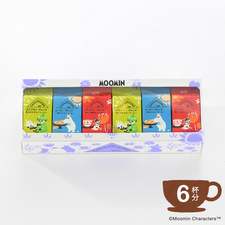 CAFE@HOME ムーミン谷 ゆかいな仲間セット 6杯分&CAFE＠HOME ムーミンシュガー