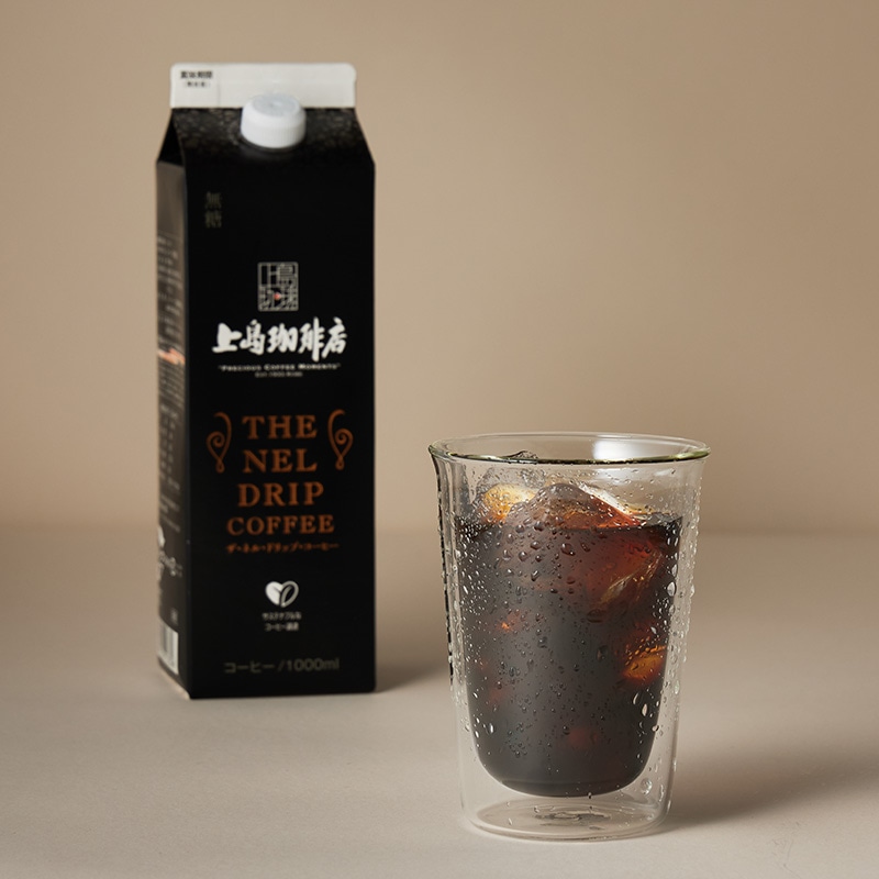 【早割5/31まで】上島珈琲店 THE NEL DRIP COFFEE（リキッドコーヒー無糖）1000ml×3本