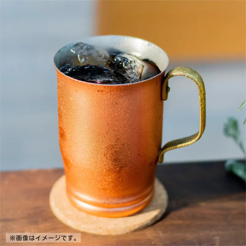 【夏ギフト】上島珈琲店 ミルク珈琲ベース＆銅マグ＆黒糖蜜 ギフトセット 包装済み