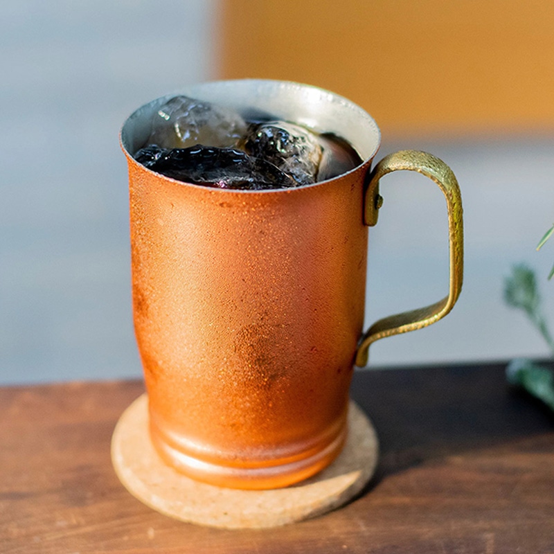 【送料無料】上島珈琲店 THE NEL DRIP COFFEE（リキッドコーヒー）1000ml＆銅マグ＆黒糖蜜 ギフトセット 包装済み