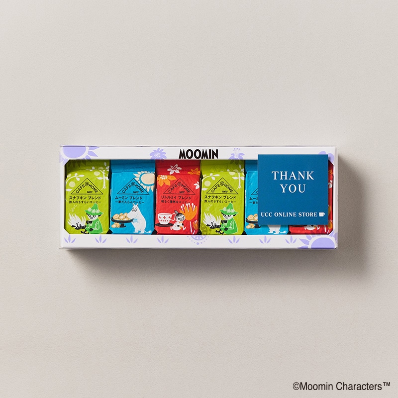 【2025冬季限定】CAFE@HOME ムーミン谷 ゆかいな仲間セット 6杯分&シナモンブレッドココア