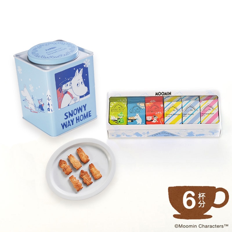 【2025冬季限定】CAFE@HOME ムーミン谷 お出かけセット 6杯分&シナモンブレッドココア