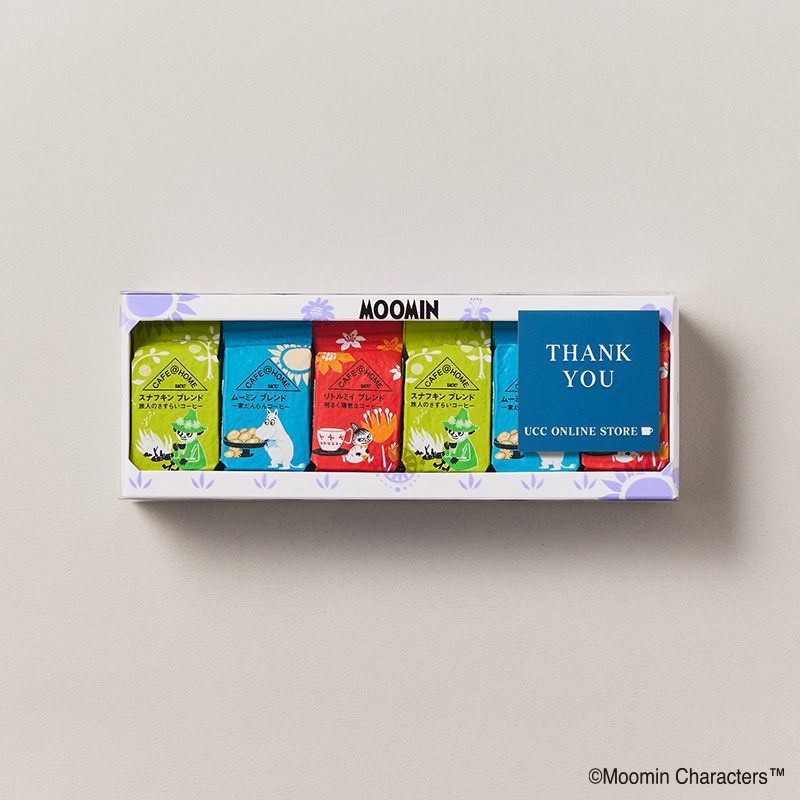 【送料無料】＜選べる4種のマグ＞CAFE@HOME ムーミン谷 ゆかいな仲間セット 6杯分＆ムーミンシュガー＆マグセット