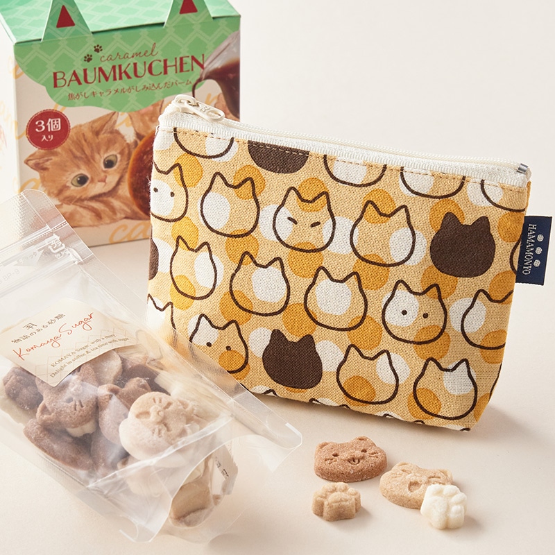 【送料無料】猫づくし くつろぎコーヒータイムセット＜ポーチ付き＞