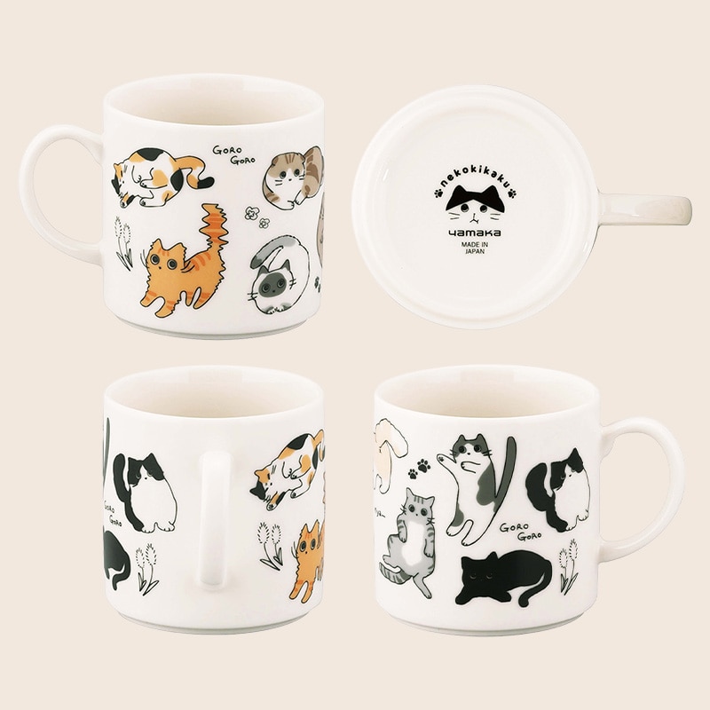 【送料無料】猫づくし ごほうびコーヒータイムセット＜マグ・タオル付き＞