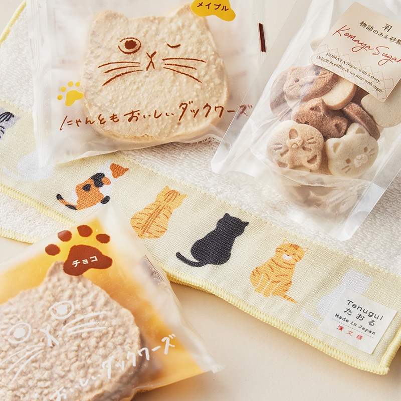 【送料無料】猫づくし ほっこりコーヒータイムセット＜タオル付き＞