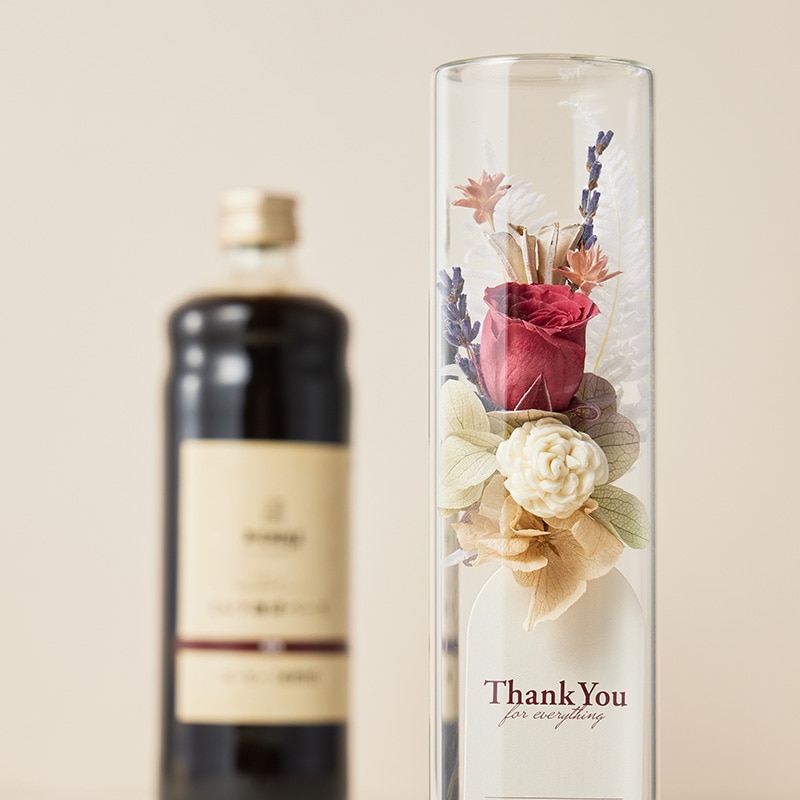 【送料無料】＜数量限定＞母の日フラワーギフト 上島珈琲店ミルク珈琲ベース＆フラワー（ローズ）