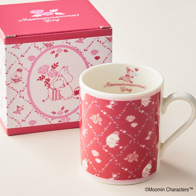 【送料無料】母の日 ムーミンギフト＜母の日限定デザインマグ＆コースター＞
