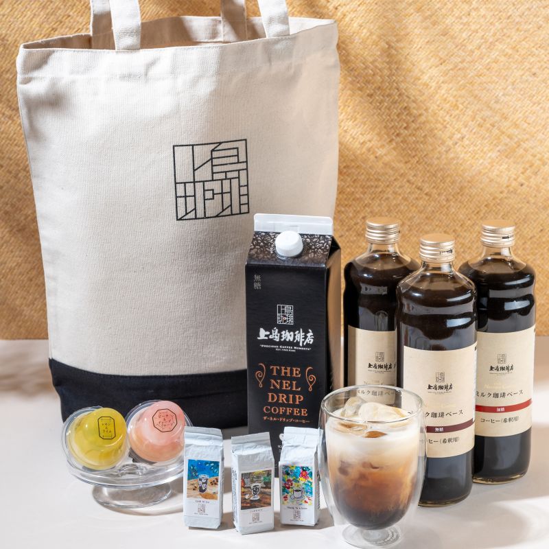 【夏の福袋2026】上島珈琲店 夏の本格おうちカフェセット&限定デザイントートバッグ