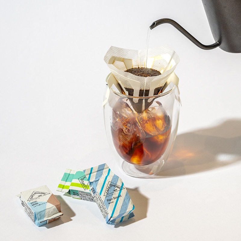 【夏の福袋2026】CAFE@HOME ワンドリップコーヒー18杯&限定クリアミニバッグセット