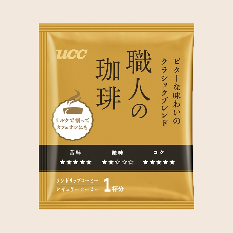 UCC 職人の珈琲 ワンドリップコーヒー ビターな味わいのクラシックブレンド 18杯分