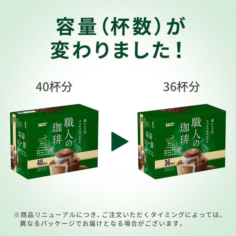 UCC 職人の珈琲 ワンドリップコーヒー 深いコクのスペシャルブレンド 36杯分