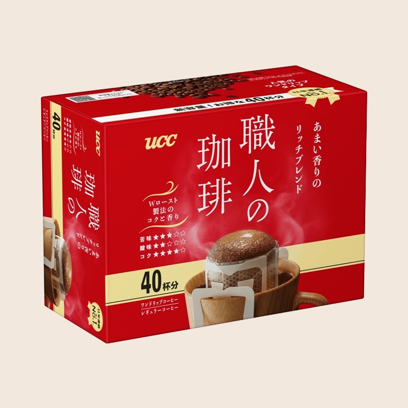 UCC 職人の珈琲 ワンドリップコーヒー あまい香りのリッチブレンド 40杯分