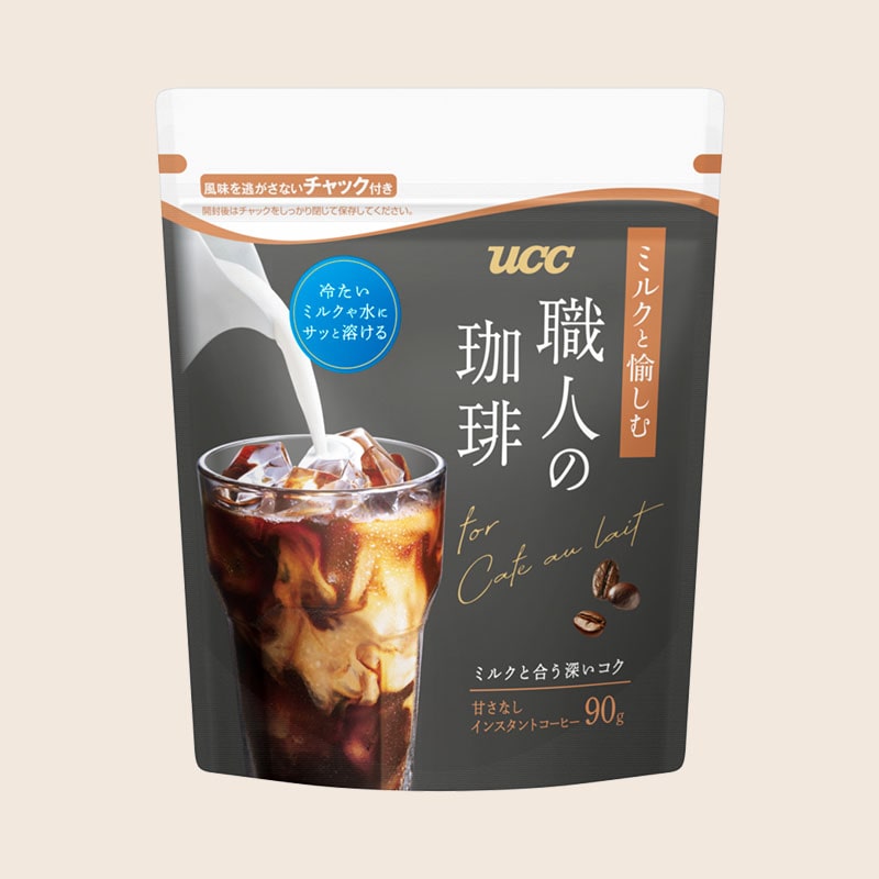 UCC 職人の珈琲 ミルクと愉しむ インスタントコーヒー 袋 90g