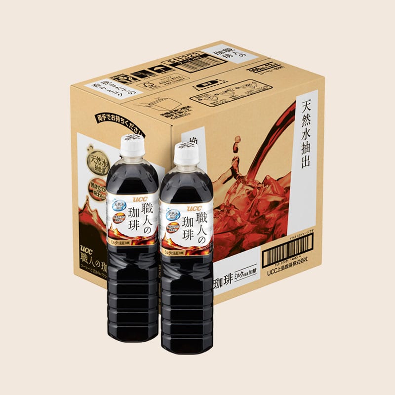 【ケース】UCC 職人の珈琲 ミルクに最適 PET900ml×12本