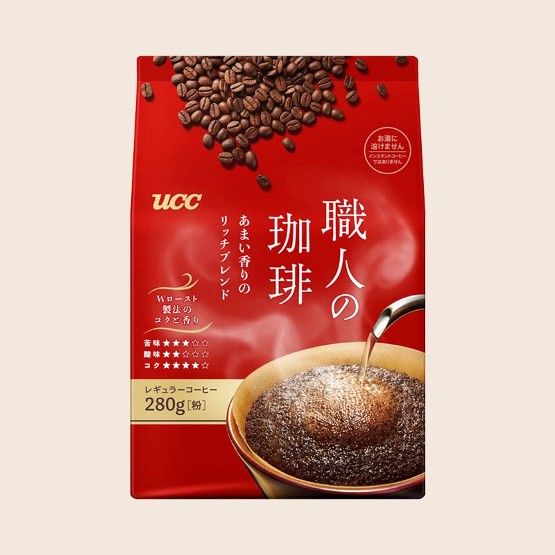 UCC 職人の珈琲 あまい香りのリッチブレンド 280g（粉）