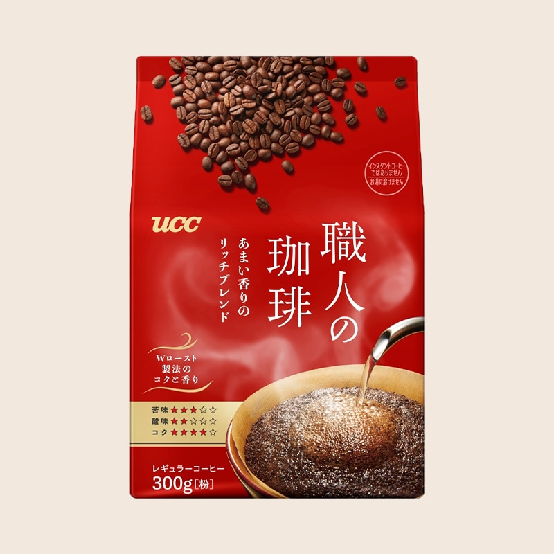 UCC 職人の珈琲 あまい香りのリッチブレンド 300g （粉）