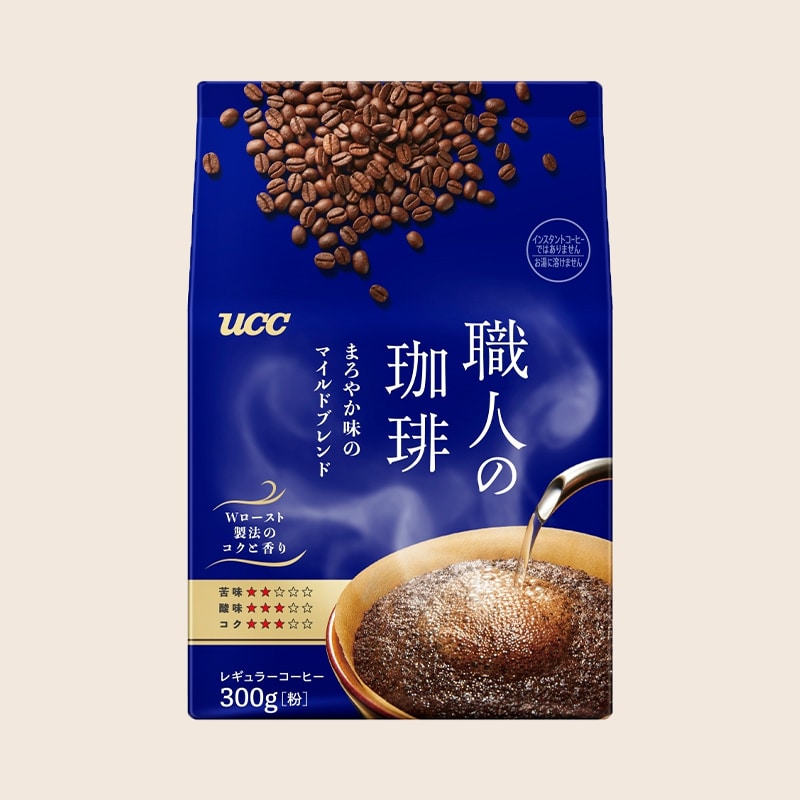 UCC 職人の珈琲 まろやか味のマイルドブレンド 300g （粉）