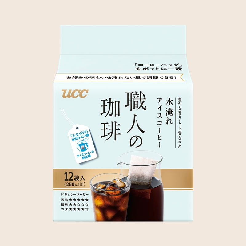 【アウトレット】UCC 職人の珈琲 コーヒーバッグ 水淹れアイスコーヒー 12袋