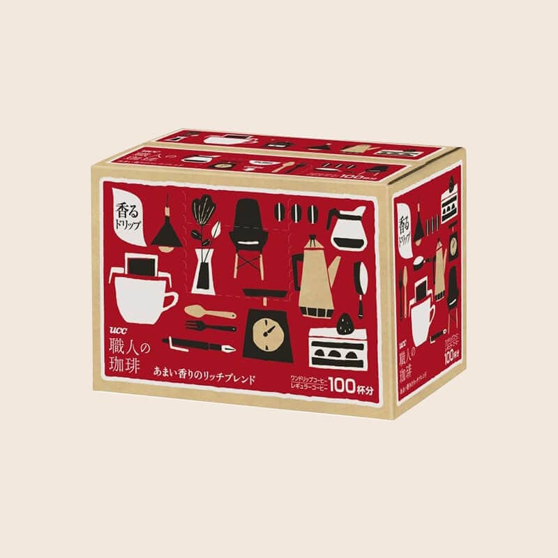 UCC 職人の珈琲 ワンドリップコーヒー あまい香りのリッチブレンド 100杯分