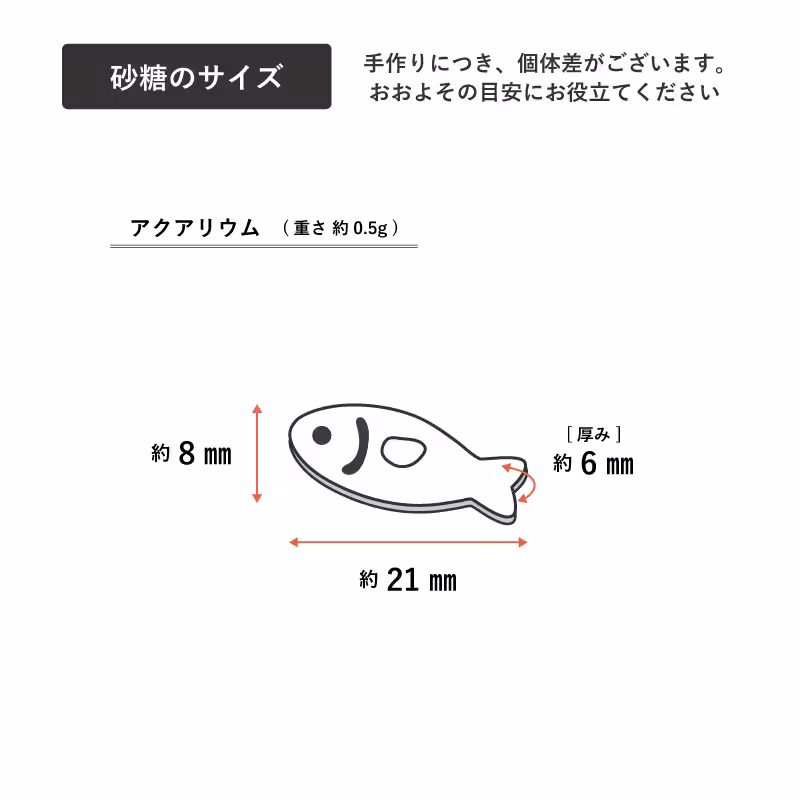 アクアリウム｜物語のある砂糖