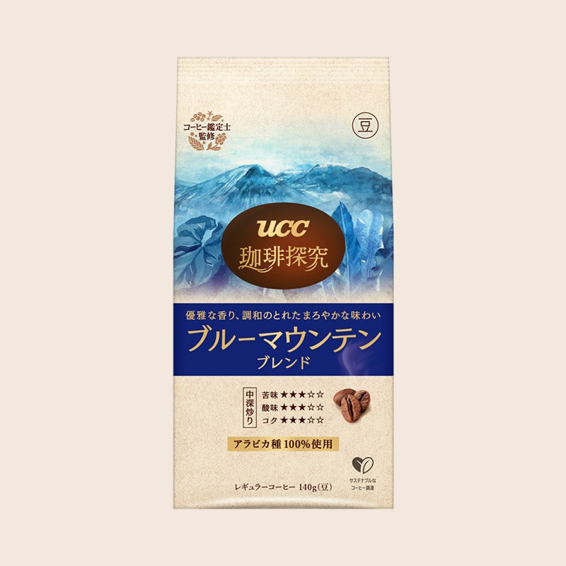 UCC 珈琲探究 炒り豆 ブルーマウンテンブレンド 140g（豆）