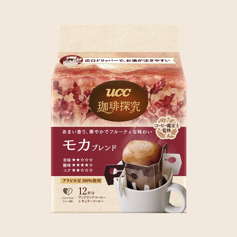 UCC 珈琲探究 ワンドリップコーヒー モカブレンド 12杯分