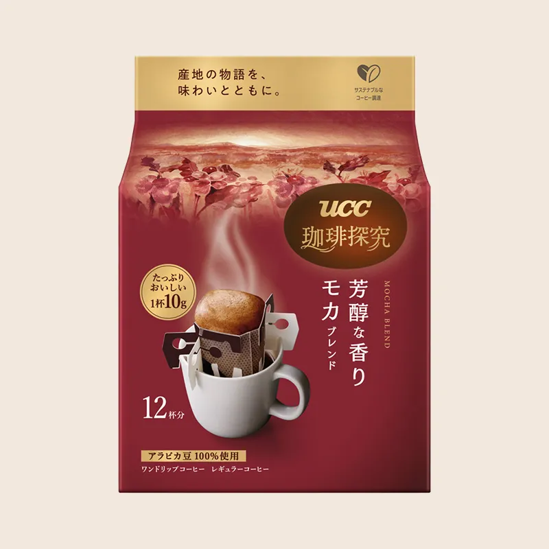 UCC 珈琲探究 ワンドリップコーヒー 芳醇な香り モカブレンド 12杯分