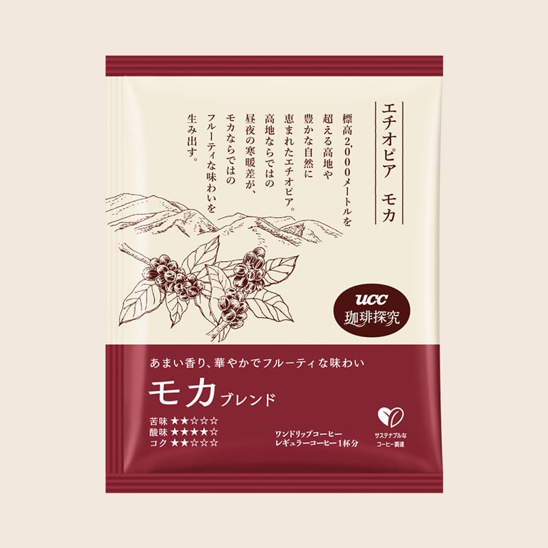 UCC 珈琲探究 ワンドリップコーヒー モカブレンド 12杯分