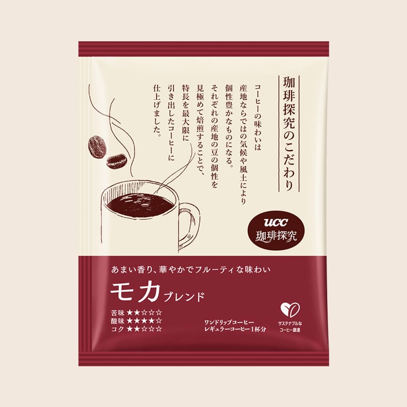 UCC 珈琲探究 ワンドリップコーヒー モカブレンド 12杯分