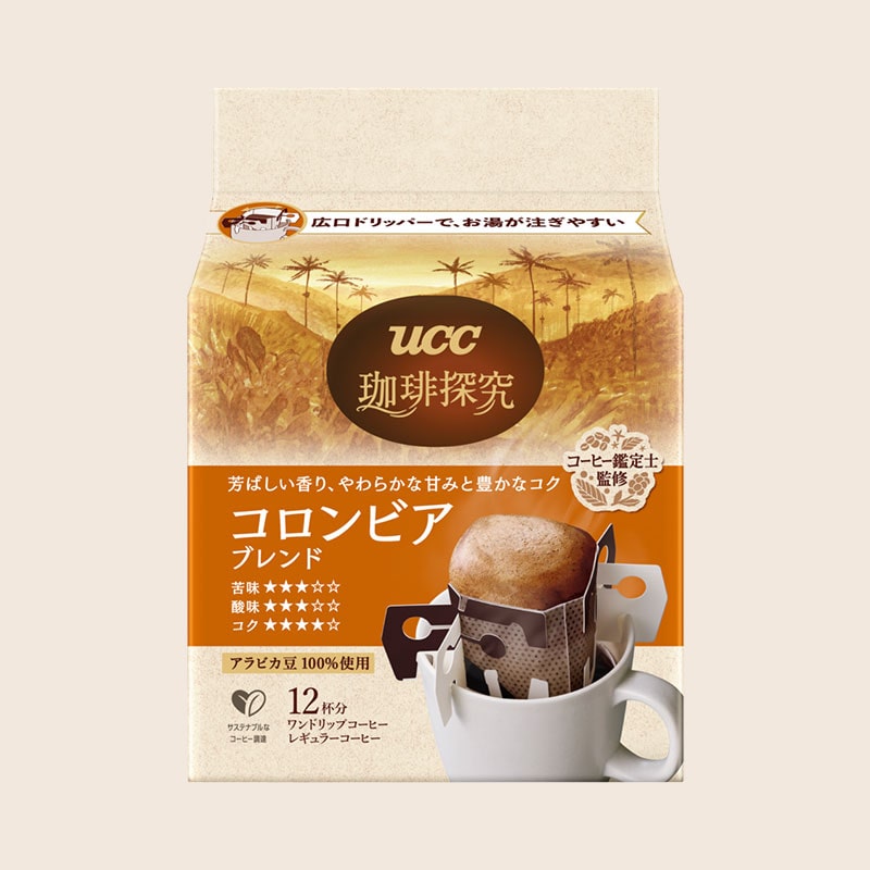 UCC 珈琲探究 ワンドリップコーヒー コロンビアブレンド 12杯分