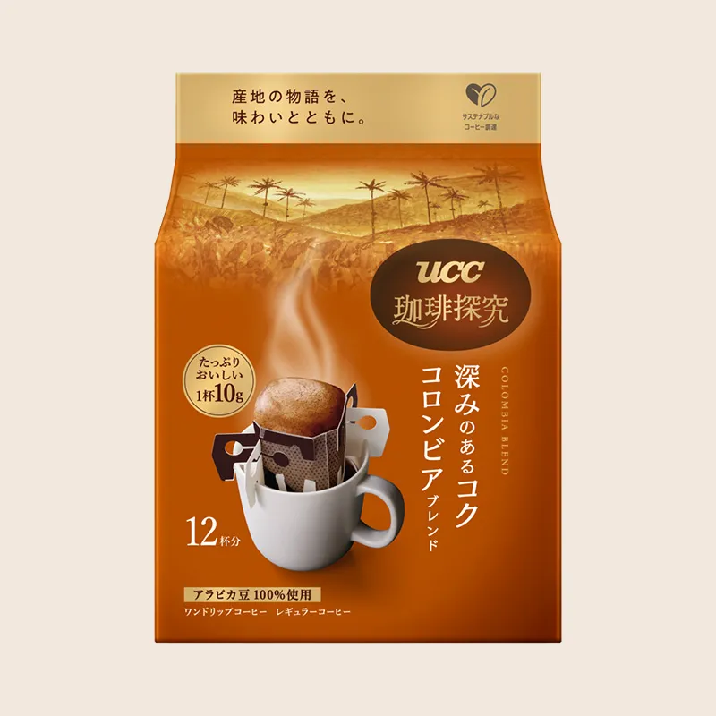 UCC 珈琲探究 ワンドリップコーヒー 深みのあるコク コロンビアブレンド 12杯分