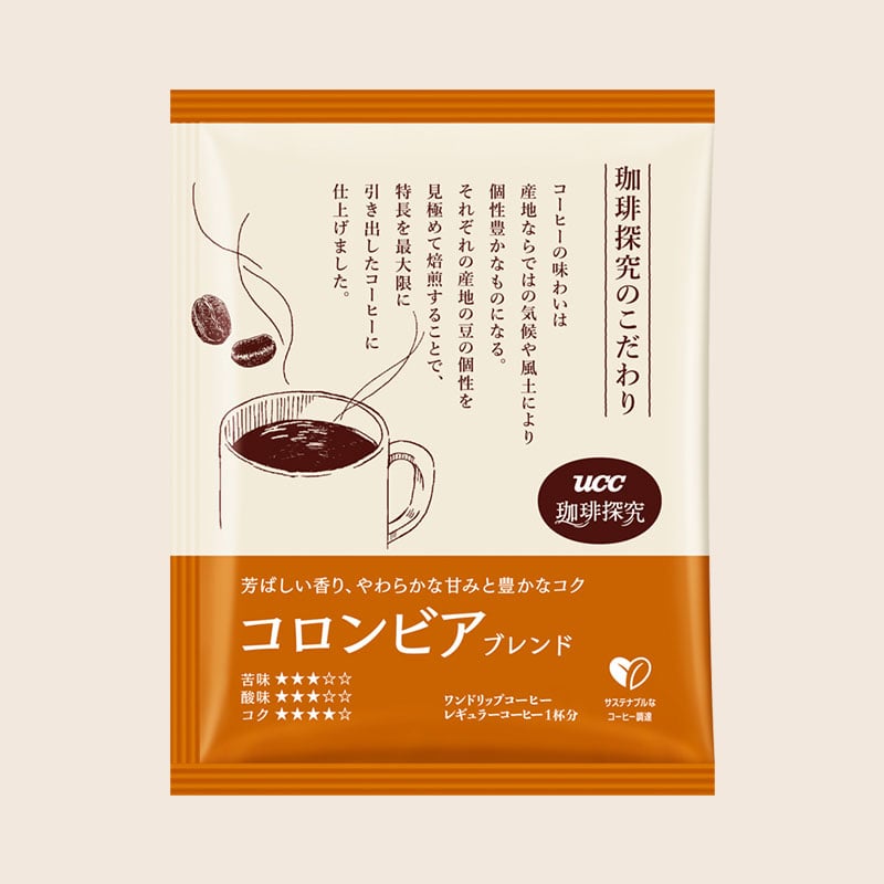 UCC 珈琲探究 ワンドリップコーヒー コロンビアブレンド 12杯分