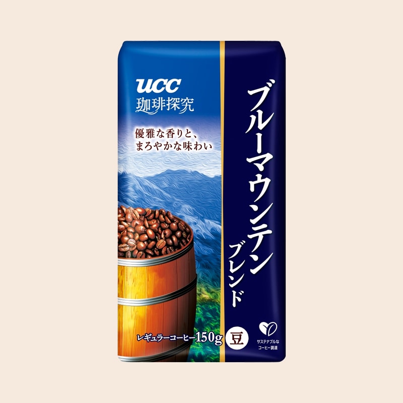 UCC 珈琲探究 炒り豆 ブルーマウンテンブレンド 150g（豆）