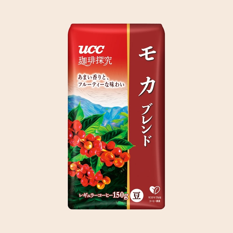 UCC 珈琲探究 炒り豆 モカブレンド 150g（豆）