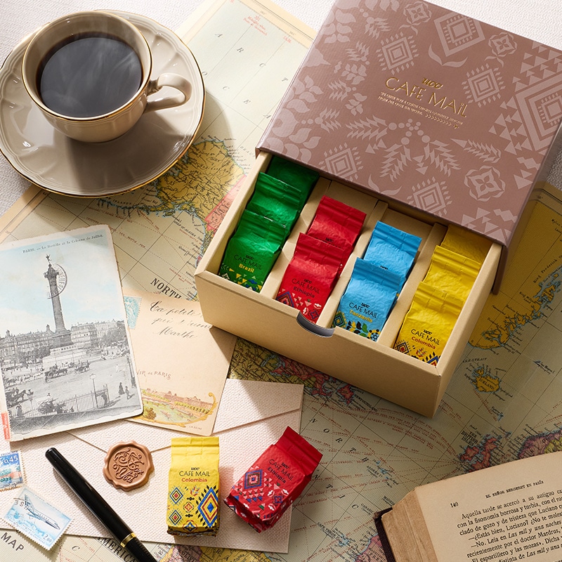 【送料無料】CAFEMAIL コーヒーギフト（YRV10P）包装済