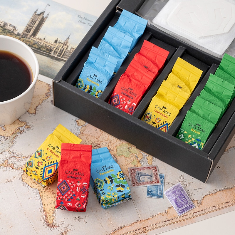 【送料無料】CAFEMAIL コーヒーギフト（YRV10P）包装済