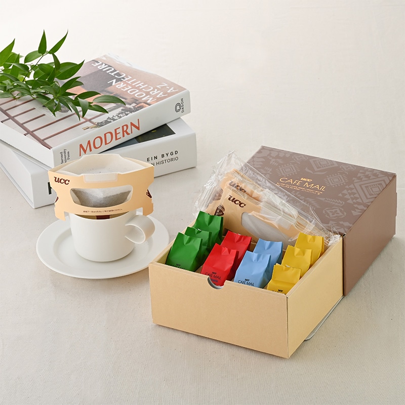 【送料無料】CAFEMAIL コーヒーギフト（YRV10P）包装済