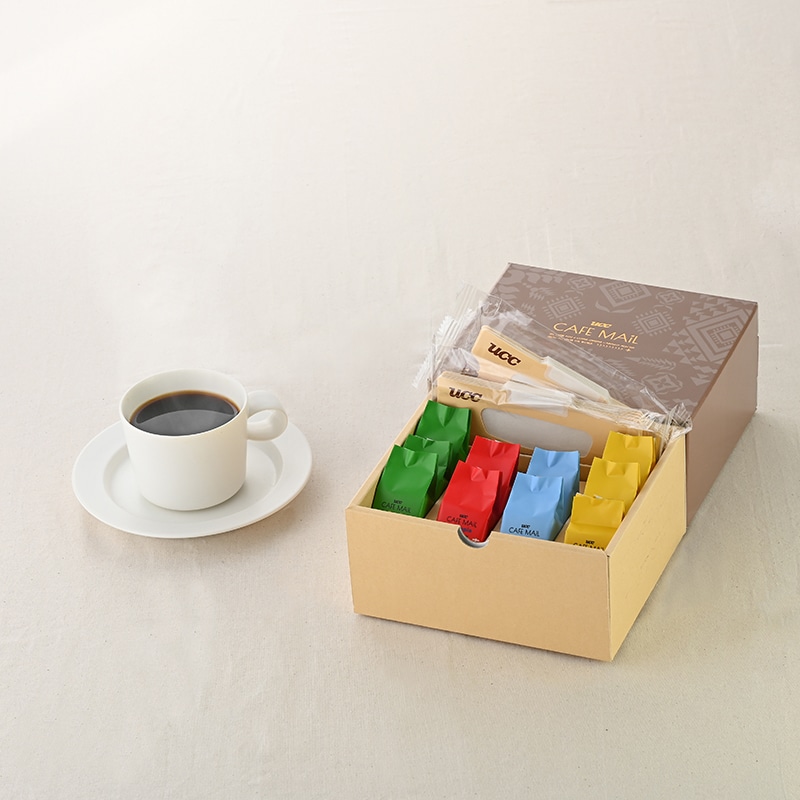 【送料無料】CAFEMAIL コーヒーギフト（YRV10P）包装済