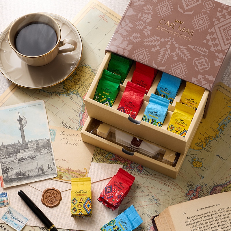 【送料無料】CAFEMAIL コーヒーギフト（YRV20P）包装済