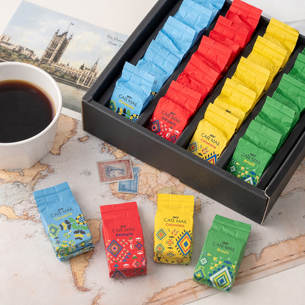 【送料無料】CAFEMAIL コーヒーギフト（YRV20P）包装済み