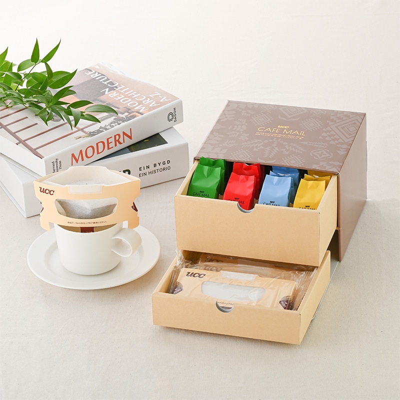 【送料無料】CAFEMAIL コーヒーギフト（YRV20P）包装済