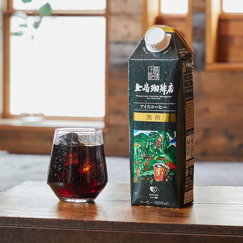 UCC 上島珈琲店 アイスコーヒー 無糖 1000ml