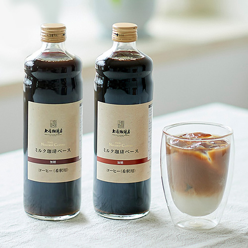 上島珈琲店 ミルク珈琲ベース（希釈）瓶入り 600ml