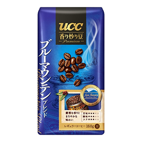 UCC 香り炒り豆 ブルーマウンテンブレンド コーヒー豆 袋 160g