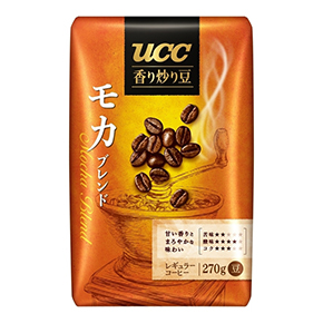 UCC 香り炒り豆 モカブレンド コーヒー豆 袋 270g